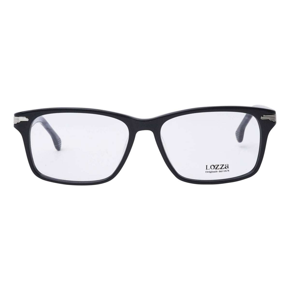 Lozza VL4080 700Y Shiny Black eyeglasses front view