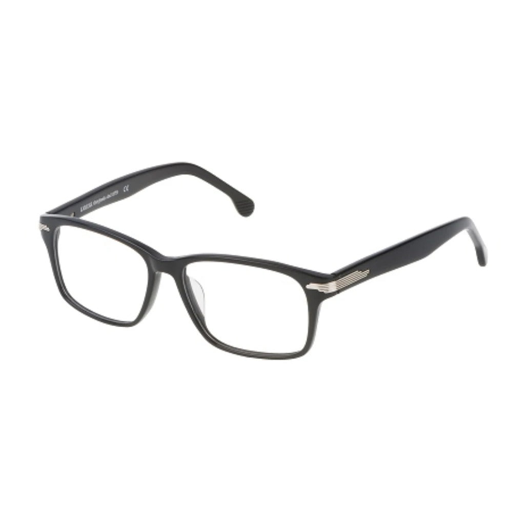 Lozza VL4080 700Y Shiny Black eyeglasses angle view