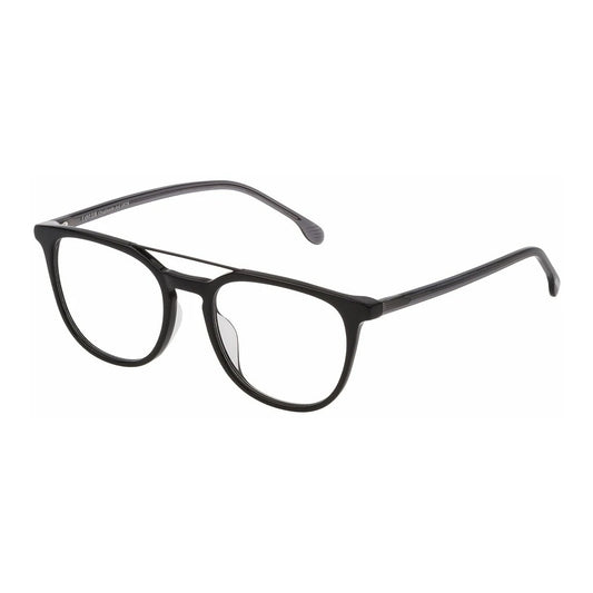 Lozza VL4201 700Y Shiny Black eyeglasses angle view