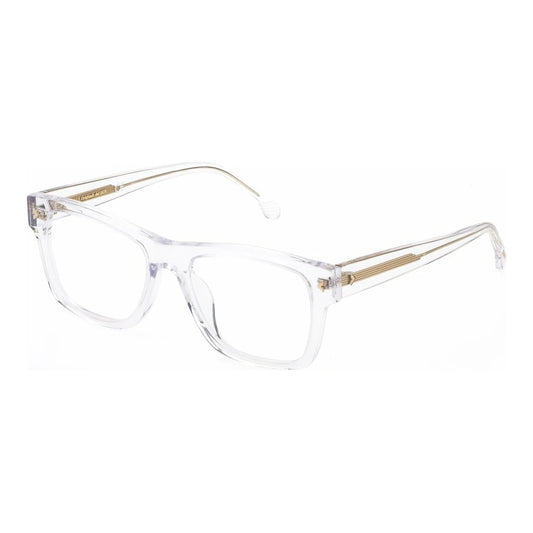 Lozza VL4276V 0P79 Shiny Crystal eyeglasses angle view