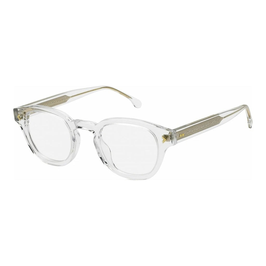 Lozza VL4296 0P79 Shiny Crystal eyeglasses angle view