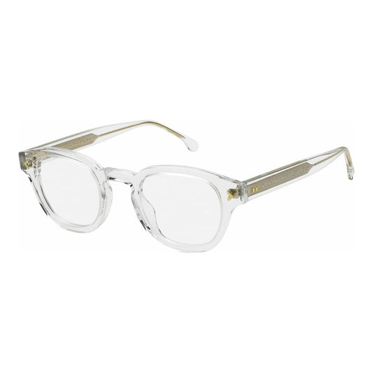 Lozza VL4296 0P79 Shiny Crystal eyeglasses angle view