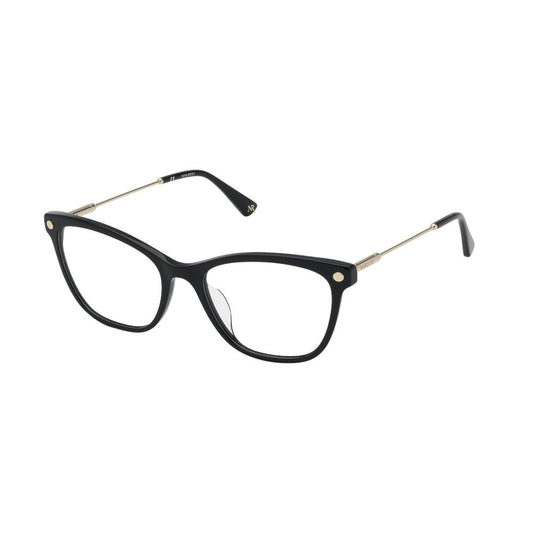 Nina Ricci VNR293 0700 Shiny Black eyeglasses angle view