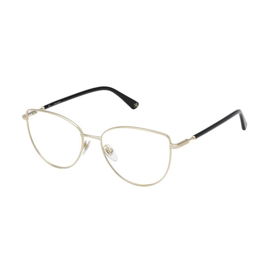 Nina Ricci VNR294 0300 Shiny Rose Gold eyeglasses angle view