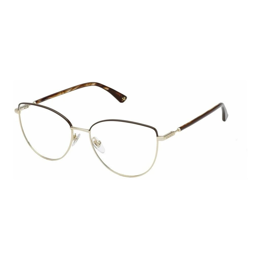 Nina Ricci VNR294 0342 Rose Gold eyeglasses angle view