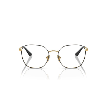 Vogue VO4178 280 Top Black/Gold eyeglasses front view