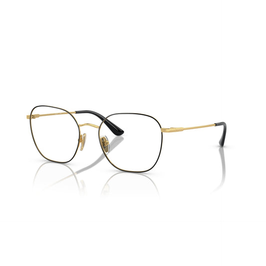 Vogue VO4178 280 Top Black/Gold eyeglasses angle view