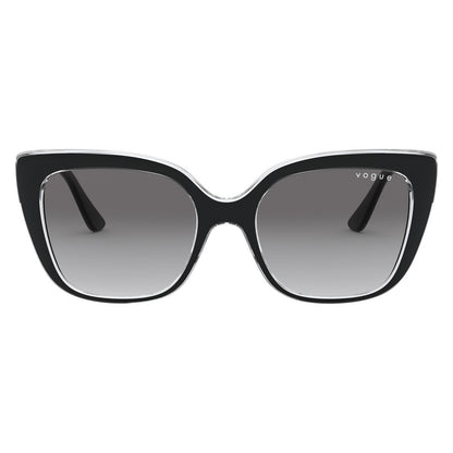 Vogue VO5337S 283911 Top Black/Serigraphy sunglasses front view