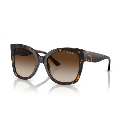 Vogue VO5338S W65613 Dark Havana sunglasses angle view