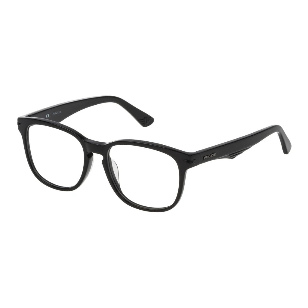 Police VPL392 0700 Black eyeglasses angle view