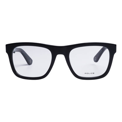 Police VPLE37N 0700 Shiny Black eyeglasses front view