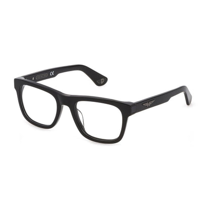 Police VPLE37N 0700 Shiny Black eyeglasses angle view