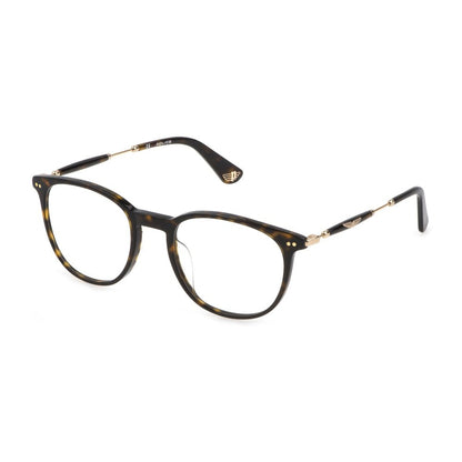 Police VPLE99M 0722 Dark Havana/Gold eyeglasses angle view