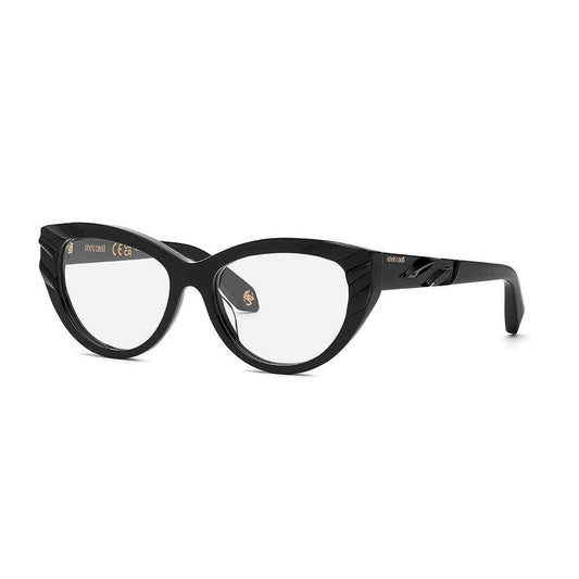 Roberto Cavalli VRC024V 0700 Shiny Black eyeglasses angle view