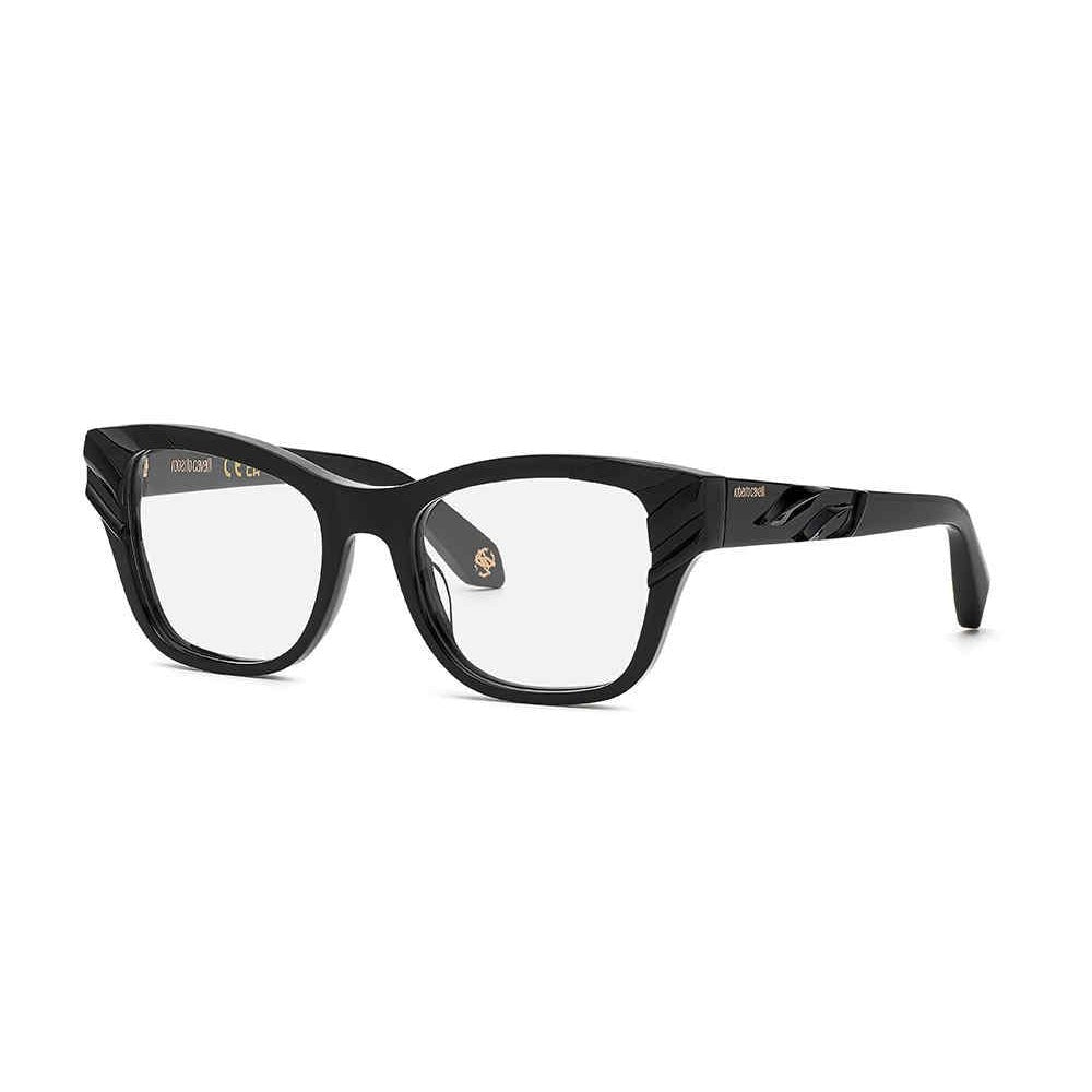 Roberto Cavalli VRC025V 0700 Shiny Black eyeglasses angle view