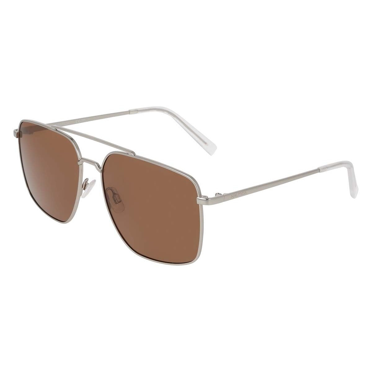Nautica N106SP 040 Pilot Matte Silver sunglasses