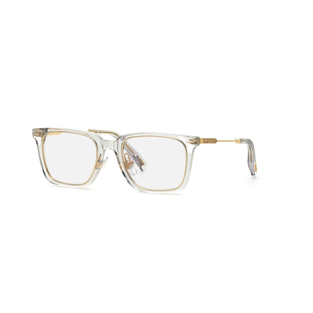 Chopard VCH346 06S8 transparent grey eyeglasses