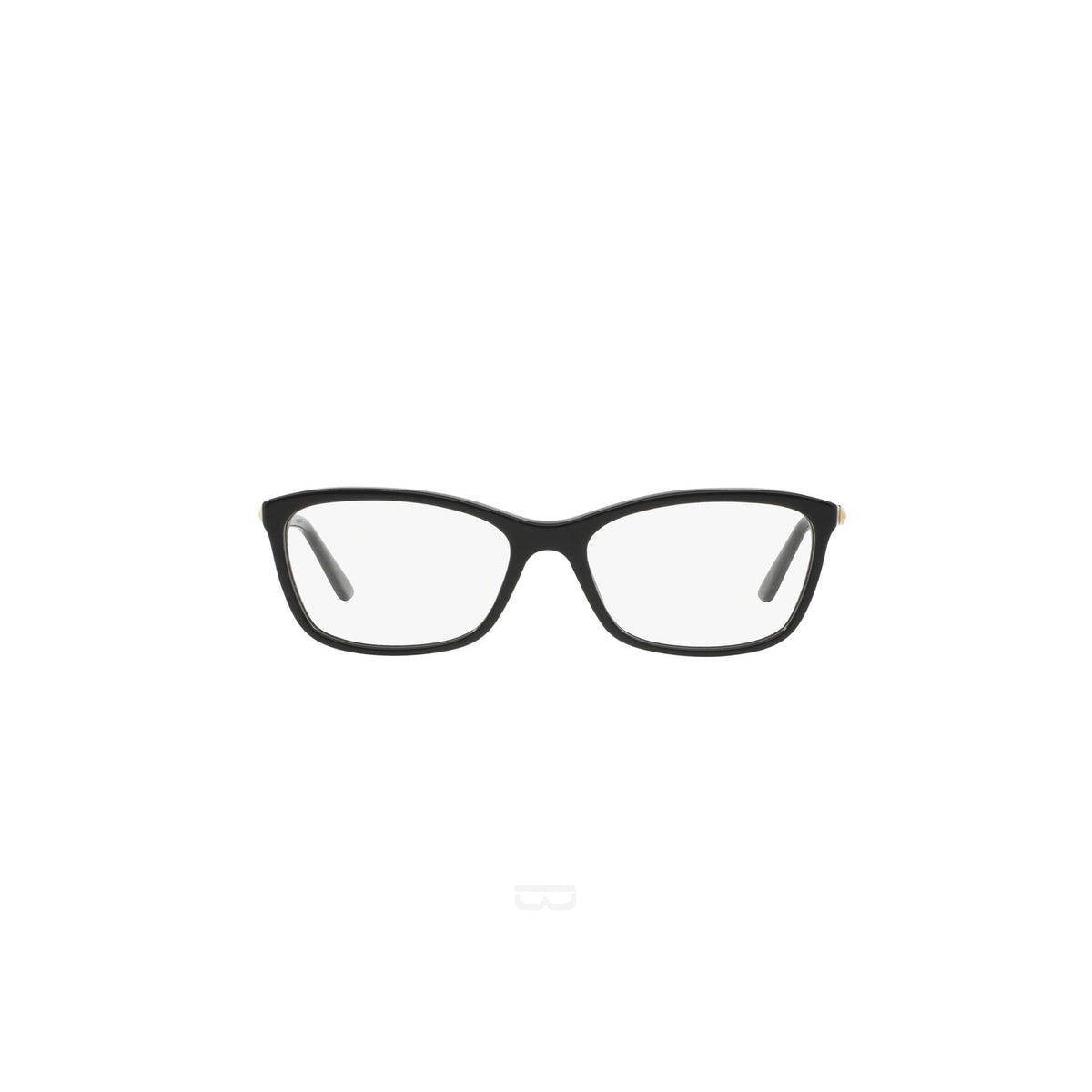 Versace VE3186 GB1 black cat-eye eyeglasses front view
