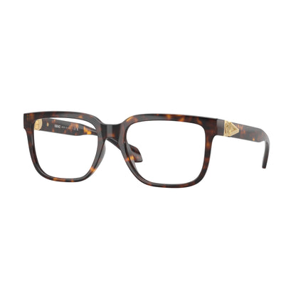 Versace VE3377U 108 havana square eyeglasses