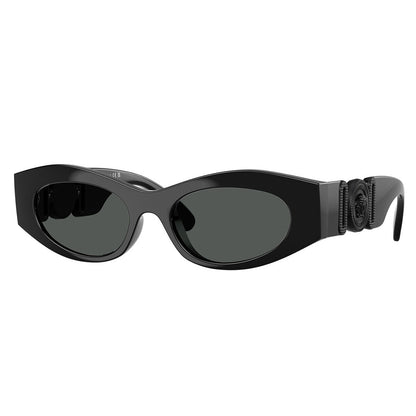 Versace VE4480U 536087 black oval sunglasses